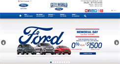 Desktop Screenshot of cityworldford.net